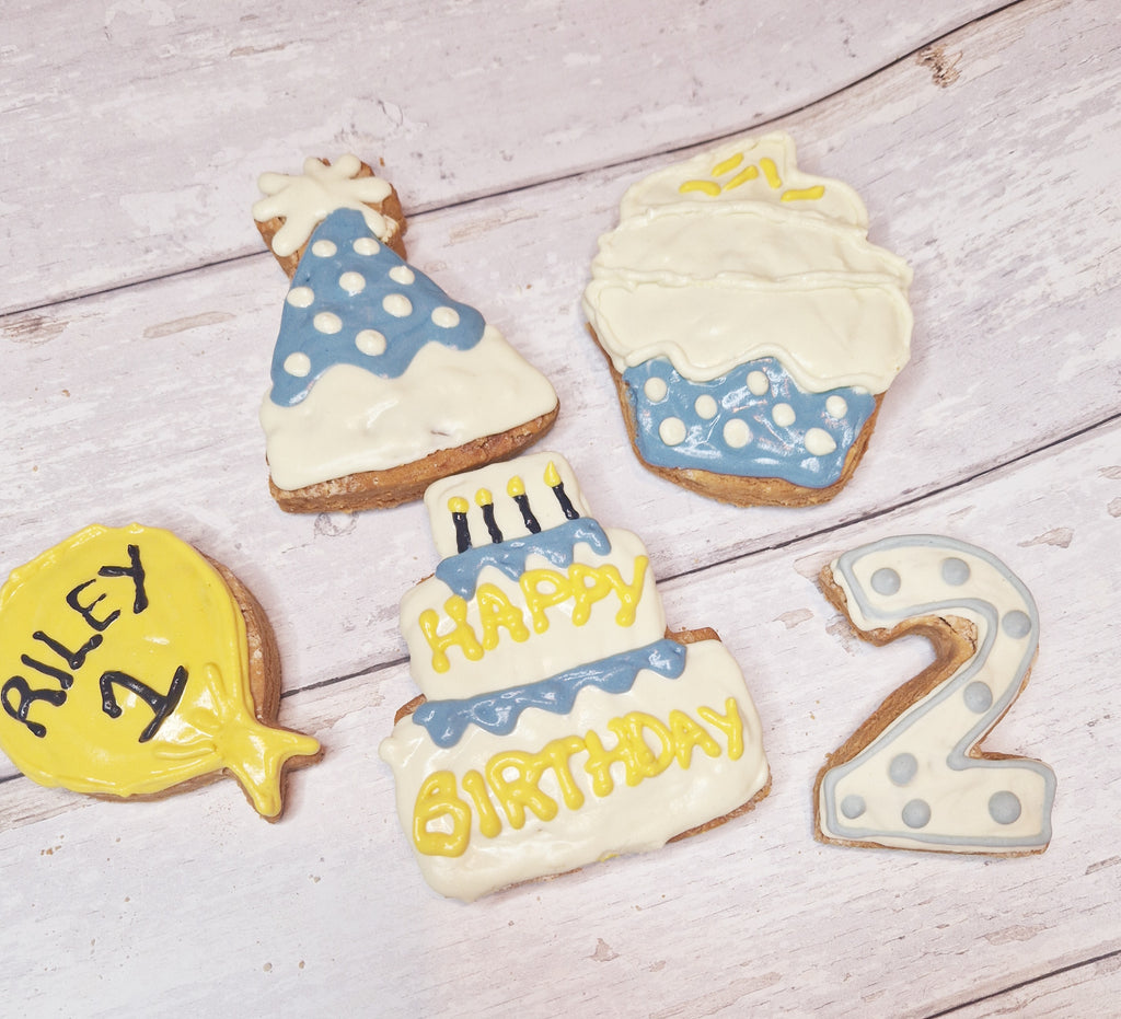 Happy Tails Barkery Deluxe Birthday Iced Dog Treat Box