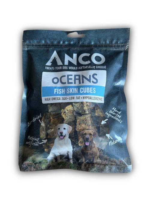 Anco Training Oceans Fish Skin Cubes Dog Treats