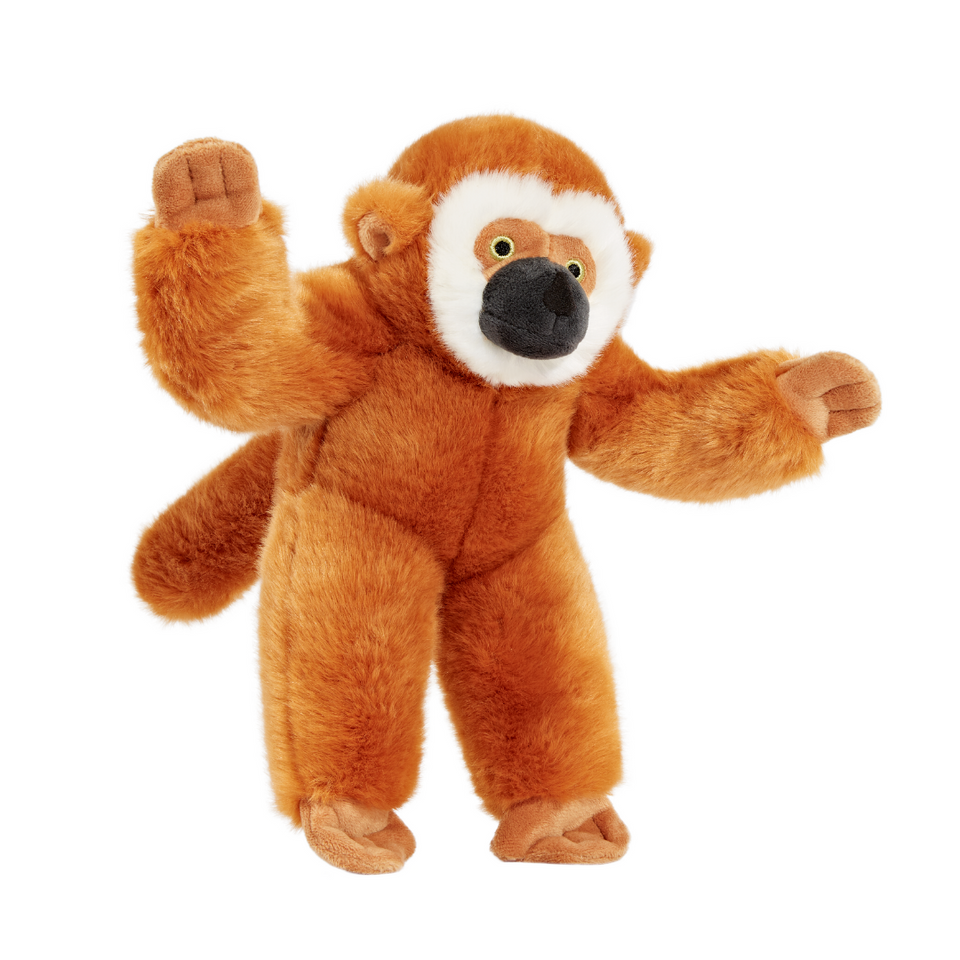 Orange monkey stuffed outlet animal