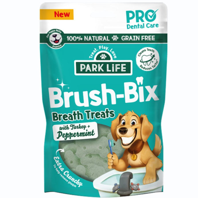 Park Life Brush-Bix Turkey & Peppermint Dog Treat
