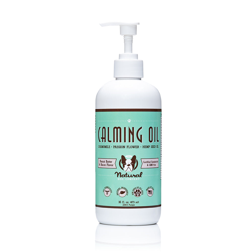 Natural Dog Company Calming Oil Supplement Happy Tails