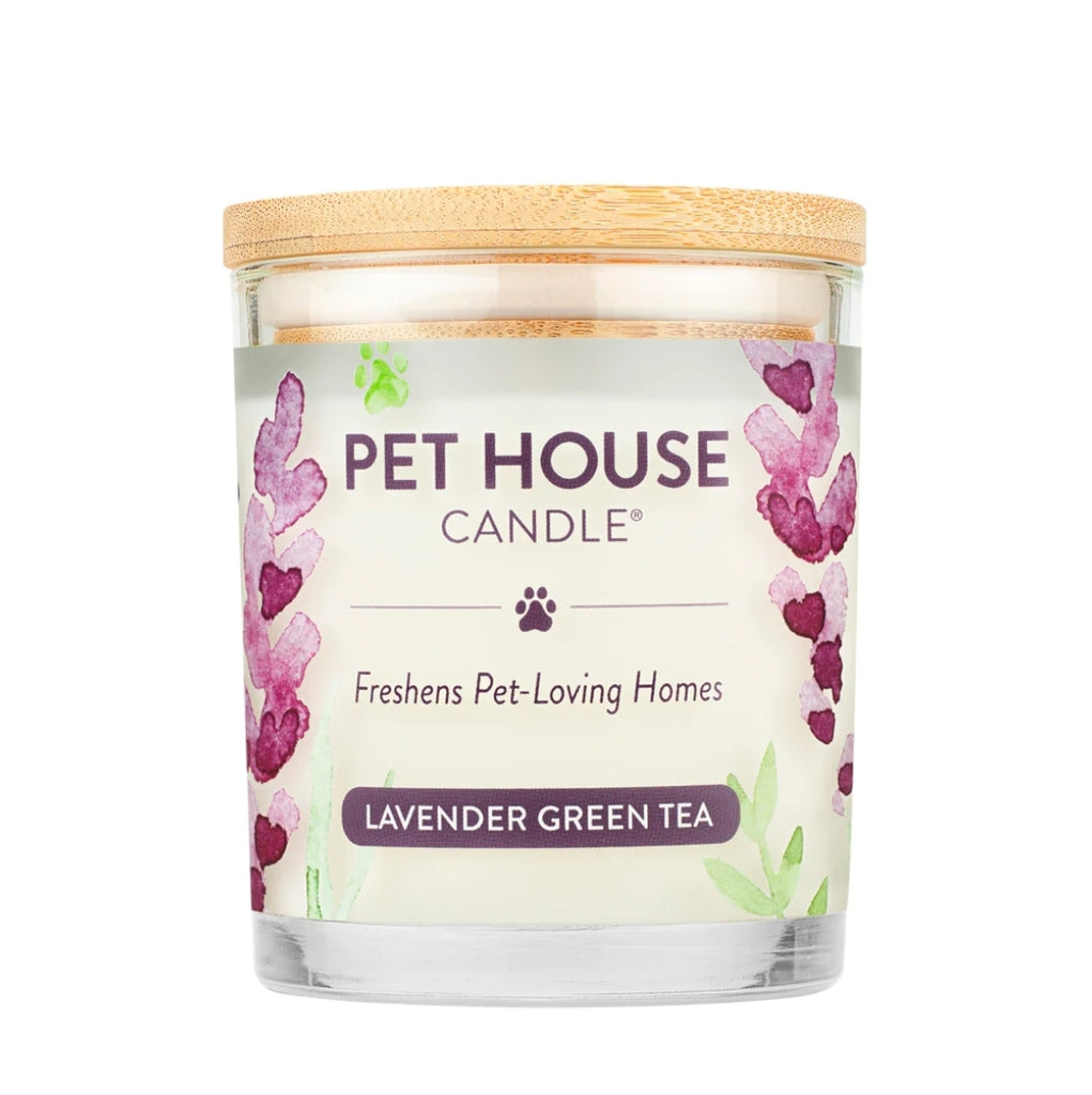 Pet House Candles Lavender Green Tea Happy Tails