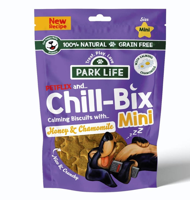 Park Life Chill-Bix Honey & Chamomile Mini Dog Treat