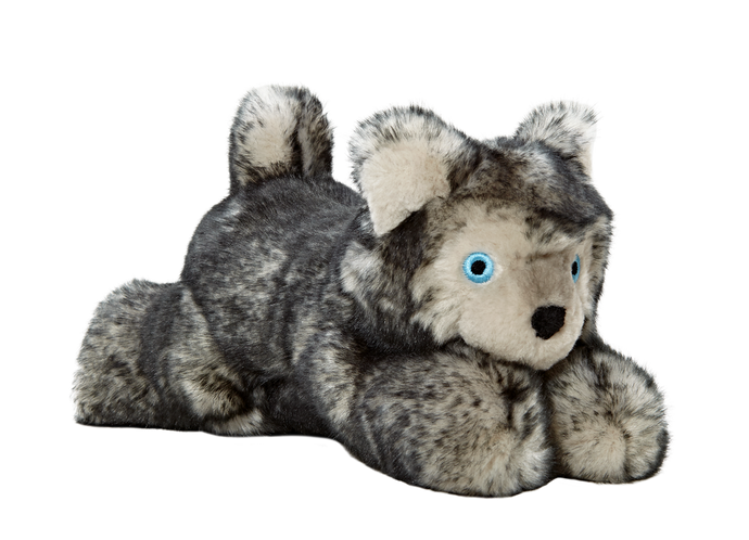 Fluff & Tuff Blanca Wolf Plush Dog Toy