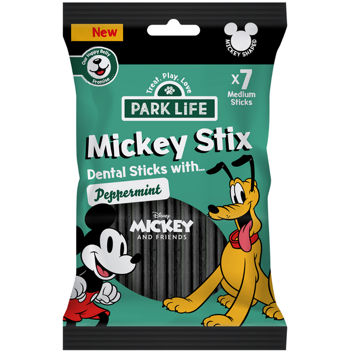 Park life Mickey Stix Peppermint Dog Dental Chew