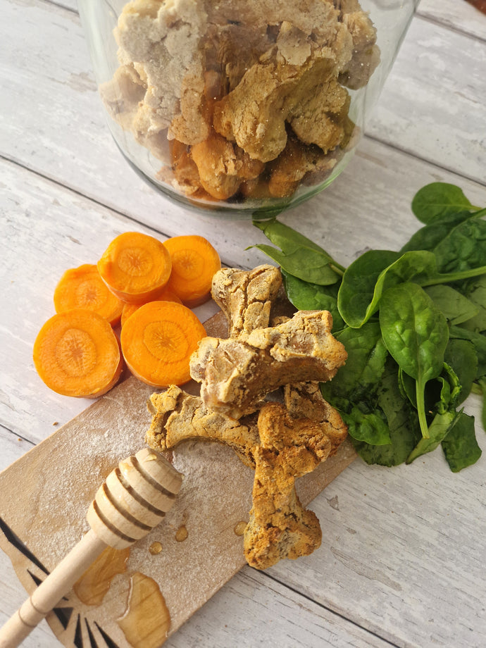Tailwagging Goodness( Spinach & Carrot) Happy Tails Barkery Dog Treats