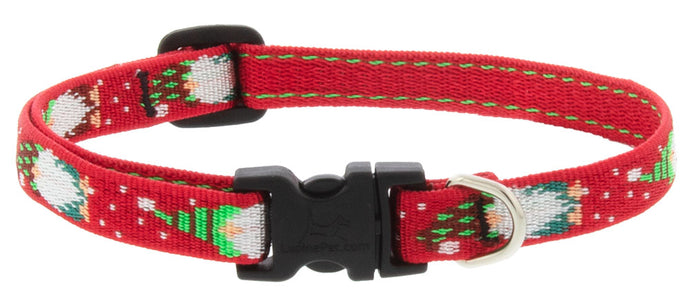 Lupine Christmas Dog Collar- Happy Gnomas