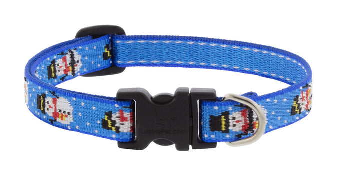 Lupine Christmas Dog Collar- Penguin Party