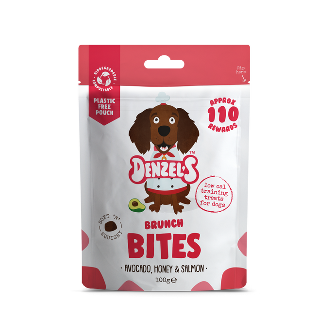Denzels Bites Dog Treats- Brunch Bites Salmon & Avocado