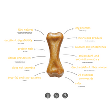 Plutos Bones Dog Chew- Peanut Butter