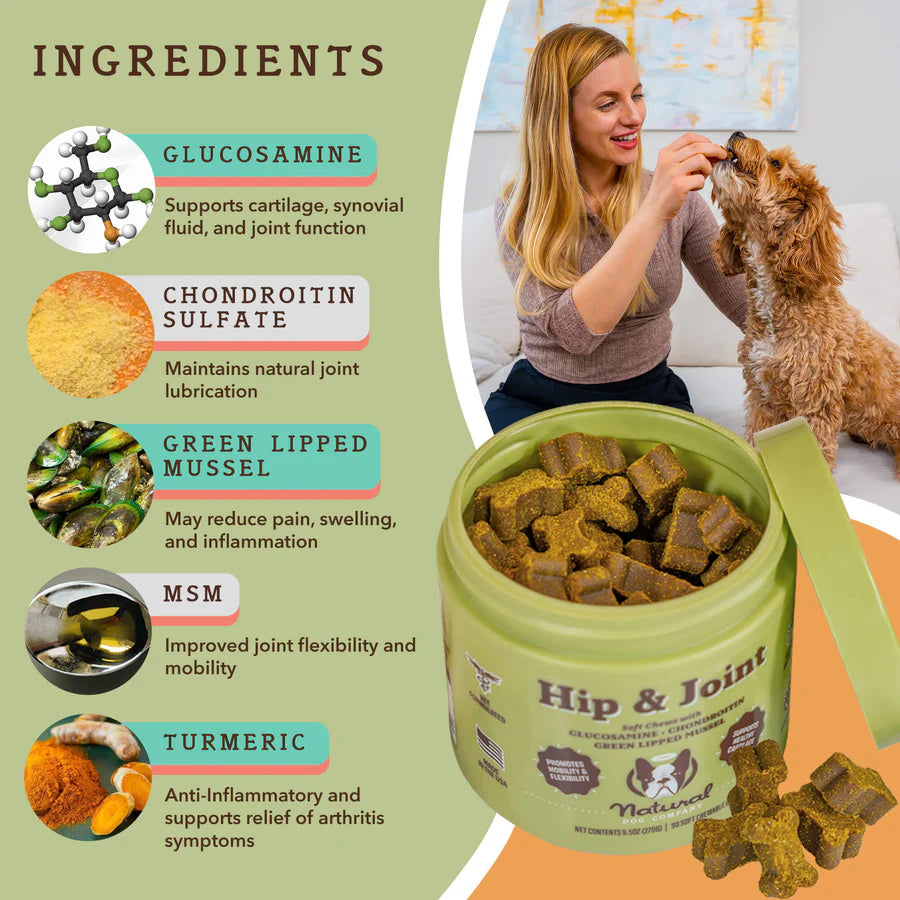 Natural Dog Company Hip & Joint Dog Supplements Natural Dog Company Hip & Joint Dog Supplements