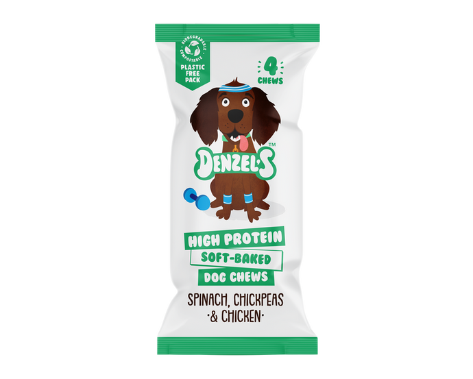 Denzels Chews Dog Treats-High Protein Soft Baked Chew
