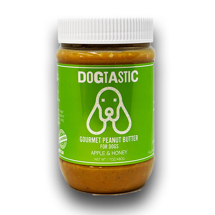 Sodapup Dogtastic Gourmet Peanut Butter For Dogs – Apple & Honey Flavor