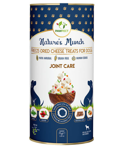 Pawfect Natures Munch Freeze Dried Cheese Treats- Joint Care