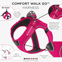 Copenhagen Comfort Walk Go Dog Harness-Purple