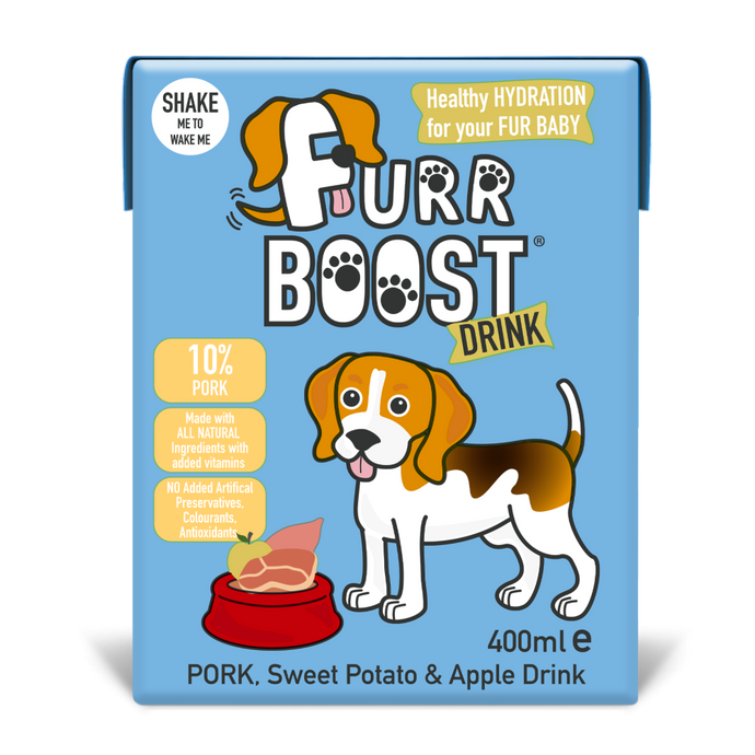 Furrboost Pork, Sweet Potato & Apple Carton-Hydration Dog Drink