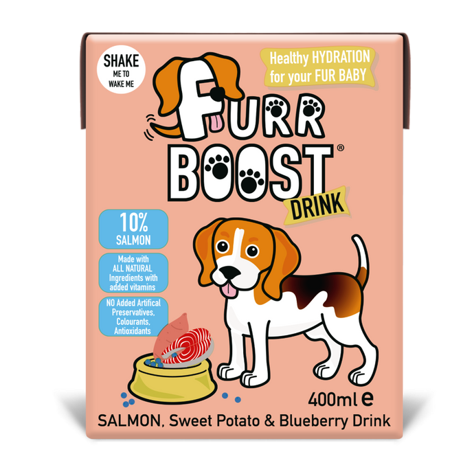 Furrboost Salmon Sweet Potato & Blueberry Carton-Hydration Dog Drink
