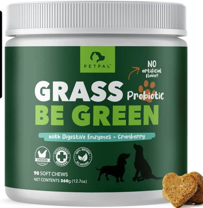 Petpal Green Grass Urine Soft Chew Dog Treat Supplement