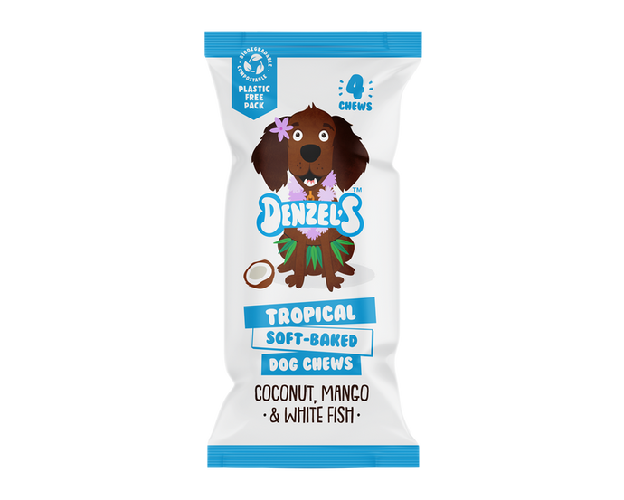 Denzels Chews Dog Treats- Tropical Soft Baked Chews