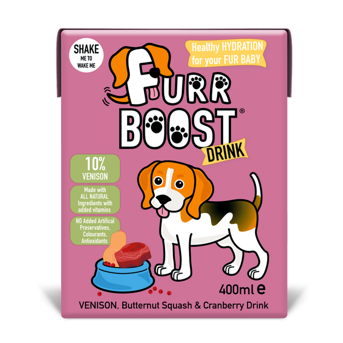 Furrboost Venison Butternut Squash & Cranberry Carton-Hydration Dog Drink