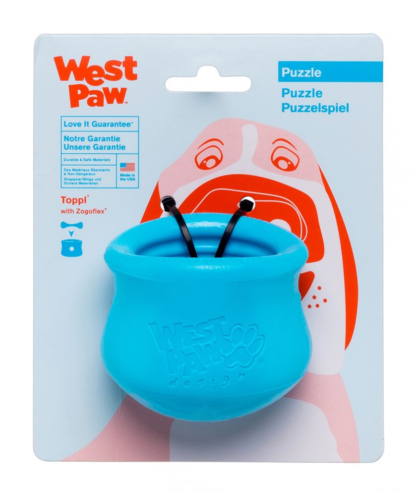 enrichment dog toy westpaw toppl