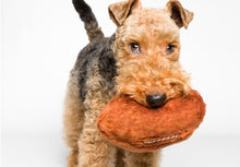 Fluff & Tuff Football Plush Dog Toy