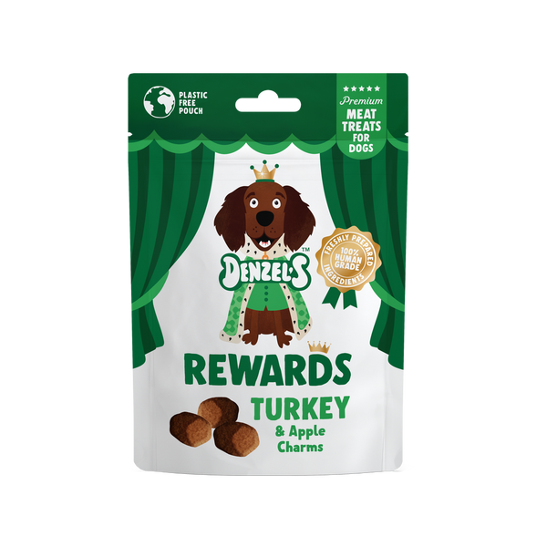 Denzels Turkey & Apple Charm Rewards Dog Treat