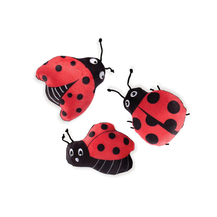 Petshop Ladybug Mini Plush Dog Toy