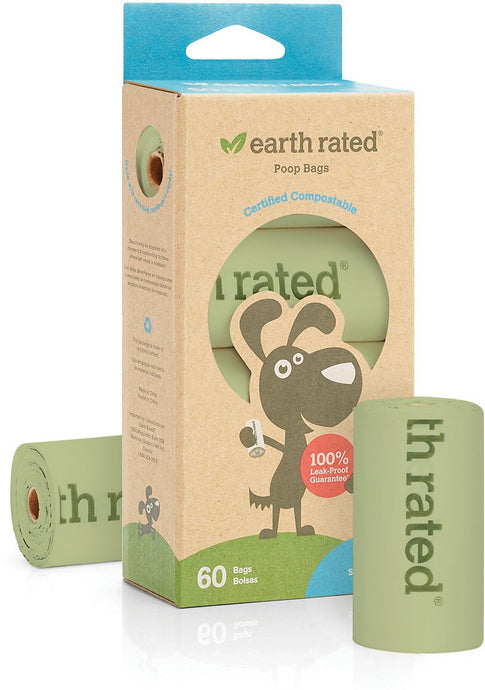 Earth Rated Eco Friendly Compostable Dog Poo Bags
