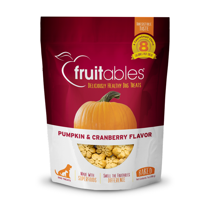 Fruitables Pumpkin & Cranberry Dog Treats