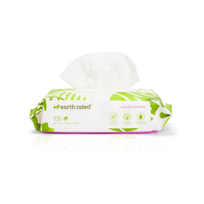 Earth Rated Compostable Dog Wipes