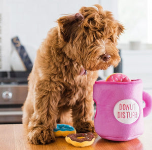 Zippy Paws Coffee n Donutz Burrow Dog Toys