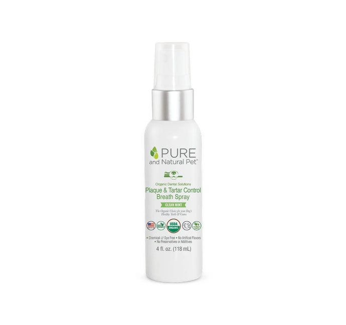 PURE AND NATURAL PET Organic Dental Solutions Plaque & Tartar Fighting Spray