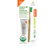 PURE AND NATURAL PET  CanineTooth Gel with Eco-Friendly Bamboo Toothbrush