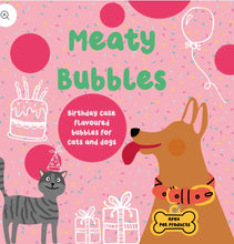 Meaty Bubbles Birthday Cake Dog Bubbles