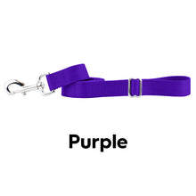 2hound purple nylon dog lead