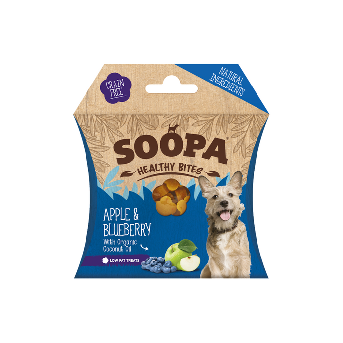 Soopa Blueberry & Apple Healthy Bites Dog Treats