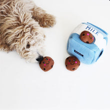 Zippy Paws Milk & Cookies Burrow Dog Toys