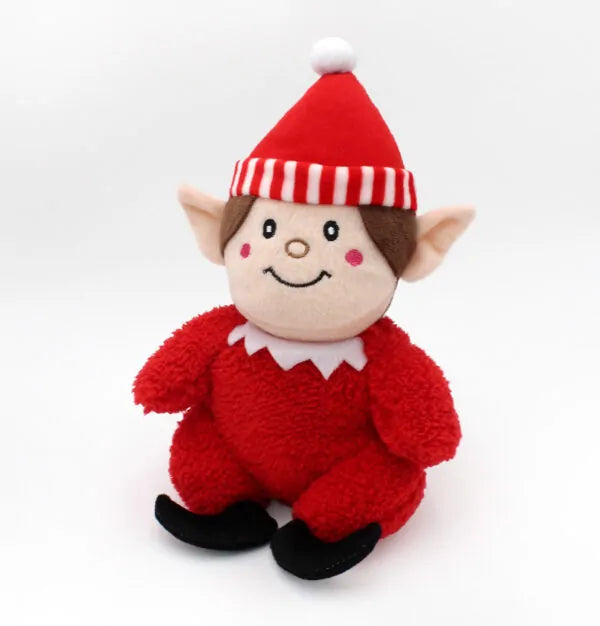 Zippypaws Cheeky Chumz Red Elf Dog Toy