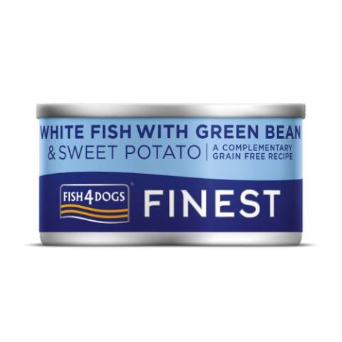 Fish4Dogs White Fish & Sweet Potato and Green Bean Dog Food