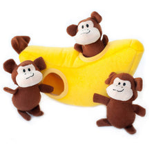 Zippy Paws Monkey n Banana Burrow Dog Toys